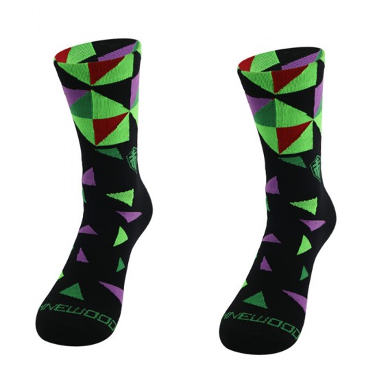 New geometric trendy socks, Amazon foreign trade socks, men's and women's stylish cotton long socks, wholesale sports. New geometric trendy socks, Amazon foreign trade socks, men's and women's stylish cotton long socks, wholesale sports.