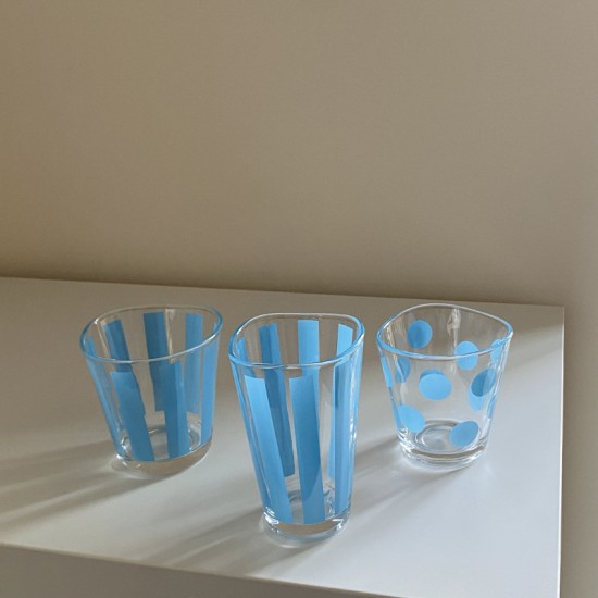 Homemade summer blue bird apple high-borosilicate heat-resistant glass, INS cartoon cute puppy juice cup Homemade summer blue bird apple high-borosilicate heat-resistant glass, INS cartoon cute puppy juice cup