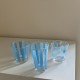 Homemade summer blue bird apple high-borosilicate heat-resistant glass, INS cartoon cute puppy juice cup Homemade summer blue bird apple high-borosilicate heat-resistant glass, INS cartoon cute puppy juice cup