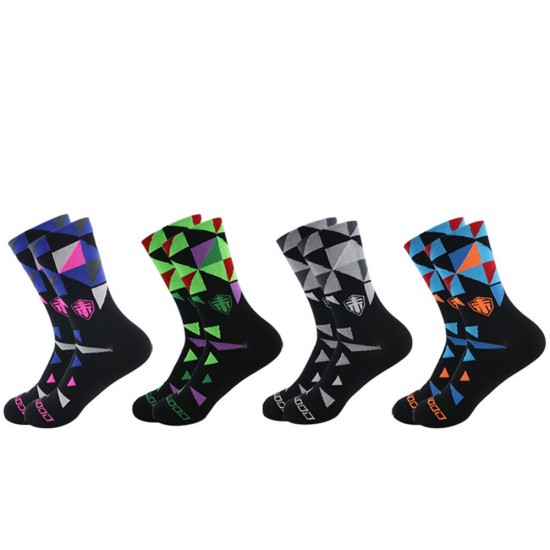 New geometric trendy socks, Amazon foreign trade socks, men's and women's stylish cotton long socks, wholesale sports. New geometric trendy socks, Amazon foreign trade socks, men's and women's stylish cotton long socks, wholesale sports.