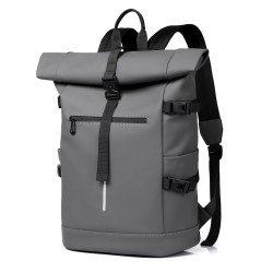 2025 new trendy roll-up bag, men's commuter shoulder bag, trendy single-shoulder commuter large capacity backpack