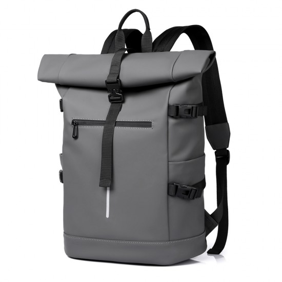 2025 new trendy roll-up bag, men's commuter shoulder bag, trendy single-shoulder commuter large capacity backpack