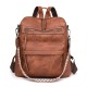 Cross-border backpacks Women's PU soft leather backpack, versatile large-capacity dual-use shoulder bag. Cross-border backpacks Women's PU soft leather backpack, versatile large-capacity dual-use shoulder bag.