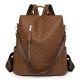 2025 New High-end Women's Backpack, Checkerboard Pattern, Casual, Versatile, Fashionable Travel backpack, dual-use shoulder bag