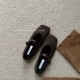 Square-Toed Mary Jane Shoes for Women, Fall/Winter 2023 New Suede Strappy Retro Dress-Paired Plush Shoes