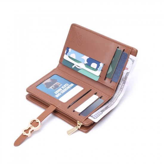 New Mid-Long Women's Wallet, Japanese and Korean Style, Simple and Versatile Folding Women's Clutch, Multifunctional Wallet New Mid-Long Women's Wallet, Japanese and Korean Style, Simple and Versatile Folding Women's Clutch, Multifunctional Wallet