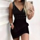 New Spring 2025 European and American Cross-Border Sexy Slipper V-Neck, Fashionable Studded Hottie Party Dress, Slipper Dress for Women New Spring 2025 European and American Cross-Border Sexy Slipper V-Neck, Fashionable Studded Hottie Party Dress, Slipper Dress for Women