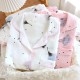 New women's pajamas, pure cotton double-layer gauze loungewear, thin, soft, spring and summer crepe loungewear New women's pajamas, pure cotton double-layer gauze loungewear, thin, soft, spring and summer crepe loungewear