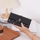 Hot cross-border women's wallet, long, Korean style, PU printed zipper clutch, sweet, ladylike wallet, in stock. Hot cross-border women's wallet, long, Korean style, PU printed zipper clutch, sweet, ladylike wallet, in stock.