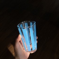 Homemade summer blue bird apple high-borosilicate heat-resistant glass, INS cartoon cute puppy juice cup
