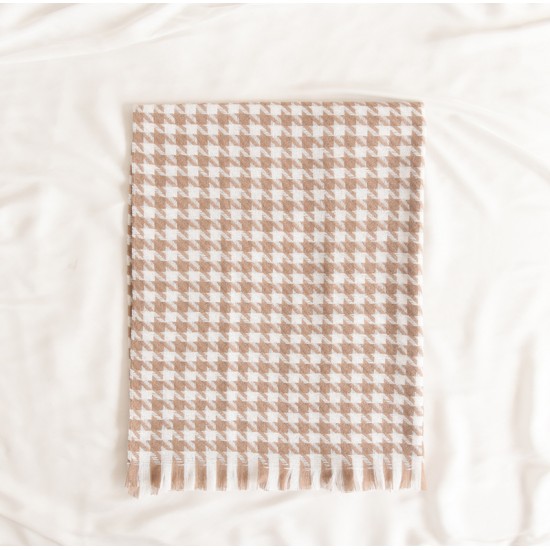 Scarves New winter warm and versatile houndstooth scarf, faux cashmere scarf, neck shawl, and shawl wholesale.