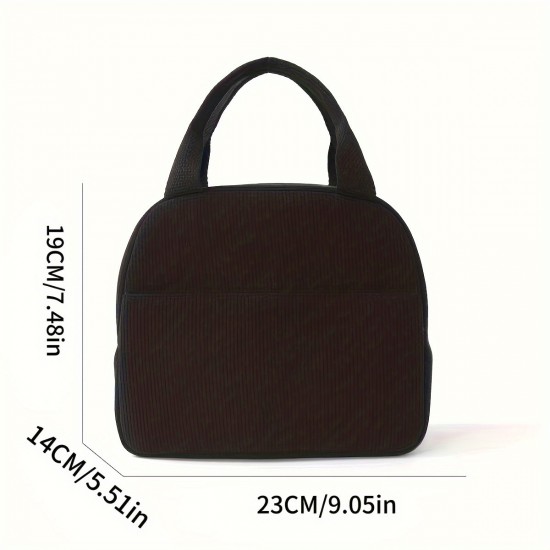Best-selling cross-border handheld lunch bag, insulated lunch box bag, lunch bag with lunch box storage bag for work and school