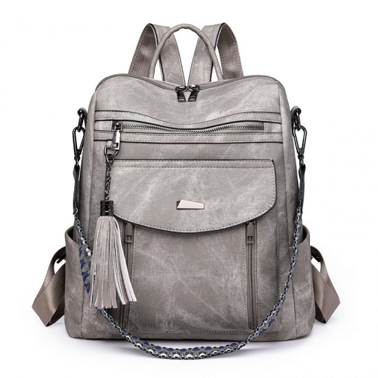 2025 Spring cross-border trend PU women's bags, women's backpacks, casual and multifunctional wholesale