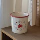 Ins cute cartoon summer coconut tree cat goblet, niche simple milk cup dessert cup, vintage style Ins cute cartoon summer coconut tree cat goblet, niche simple milk cup dessert cup, vintage style
