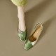 French evening-style pumps for women, new Korean-style retro grandma shoes for spring and autumn, flat slip-on shoes. French evening-style pumps for women, new Korean-style retro grandma shoes for spring and autumn, flat slip-on shoes.