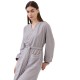 Autumn/Winter Extra-Long Hooded Flannel Couple's Nightgown for Women, Extra-Large Coral Fleece Bathrobe for Men
