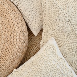 Nordic fabric home simple pillows, solid color quilted geometric diamond shape, home sofa and office pillowcases, including cores