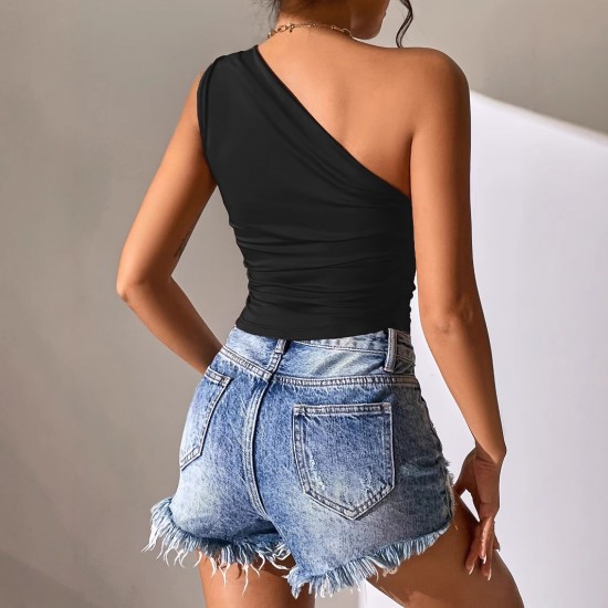 Versatile European and American professional shirt for women: pink and white stripes, contrasting design, waist-hugging, slimming short-sleeved shirt top
