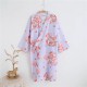 Japanese-style kimono robe, women's spring, summer, and autumn pure cotton double-layer gauze nightgown, all-cotton loungewear, yukata bathrobe. Japanese-style kimono robe, women's spring, summer, and autumn pure cotton double-layer gauze nightgown, all-cotton loungewear, yukata bathrobe.