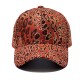 Amazon's new leopard print baseball caps with gold foil for men and women, spring and autumn outdoor sun protection hats for couples.