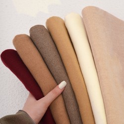 2025 red scarf for women, winter faux cashmere solid color scarf, upscale warmth, Korean-style tassel scarf for men, versatile.