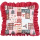 Cross-border Nordic Instagram 3D bow towel embroidered pillowcases, girly sofa, bedroom and living room decorative pillowcases Cross-border Nordic Instagram 3D bow towel embroidered pillowcases, girly sofa, bedroom and living room decorative pillowcases