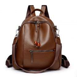 Stylish and elegant women's backpack, large-capacity fashionable diaper bag, autumn and winter versatile casual backpack