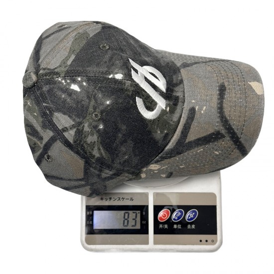 New American distressed lettered embroidered large logo camouflage baseball caps, outdoor casual sun protection caps.