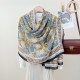 Korean Cross-border Retro Niche Daily Outerwear Long Scarf, Women's Atmospheric Floral Print Elegant Cotton and Linen Scarf Korean Cross-border Retro Niche Daily Outerwear Long Scarf, Women's Atmospheric Floral Print Elegant Cotton and Linen Scarf