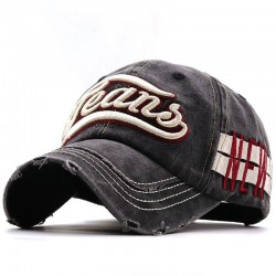 New cross-border 1985 large-letter embroidered baseball caps, washed and distressed pure cotton, colorfast outdoor caps, wholesale.