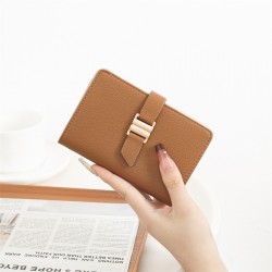 New Cross-Border Medium Wallet, Multifunctional, Stylish, Simple Zippered Closure Card Holder, Student Coin Purse