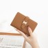 New Cross-Border Medium Wallet, Multifunctional, Stylish, Simple Zippered Closure Card Holder, Student Coin Purse