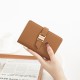 New Cross-Border Medium Wallet, Multifunctional, Stylish, Simple Zippered Closure Card Holder, Student Coin Purse