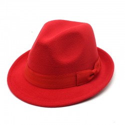 Cross-Border European and American Wool Women's Hats, Autumn and Winter British Retro Top Hats for Women, Fashionable and Warm Jazz Hats