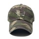 2025 Korean new style washed camouflage curved brim baseball caps with puppy embroidery, outdoor sun protection caps.