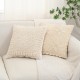 Nordic fabric home simple pillows, solid color quilted geometric diamond shape, home sofa and office pillowcases, including cores