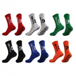 Sports socks, mid-calf rubberized non-slip socks, calf socks, shin guards, and training socks