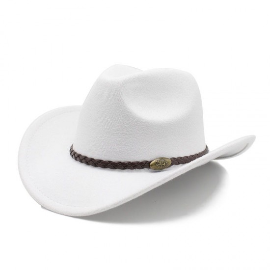 New American Western cowboy hat, men's riding hat, outdoor travel equestrian hat, curved brim woolen hat. New American Western cowboy hat, men's riding hat, outdoor travel equestrian hat, curved brim woolen hat.