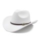 New American Western cowboy hat, men's riding hat, outdoor travel equestrian hat, curved brim woolen hat. New American Western cowboy hat, men's riding hat, outdoor travel equestrian hat, curved brim woolen hat.