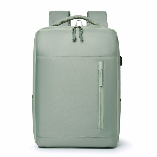 Large-capacity student backpacks, women's backpacks, solid-color, simple men's travel backpacks, short-distance business trip carry-on luggage