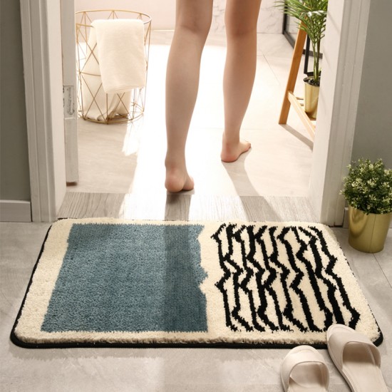 Cross-border new minimalist luxury bathroom absorbent floor mat, home bathroom doorway, non-slip entrance mat Cross-border new minimalist luxury bathroom absorbent floor mat, home bathroom doorway, non-slip entrance mat