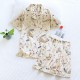 Spring and summer women's pajamas, double-layered gauze, thin casual trousers, loose cotton gauze, spring and autumn loungewear, soft and breathable
