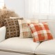 Cross-border British Nordic ins style bouclé two-tone plaid pillow, living room sofa and office lumbar support pillow cover Cross-border British Nordic ins style bouclé two-tone plaid pillow, living room sofa and office lumbar support pillow cover