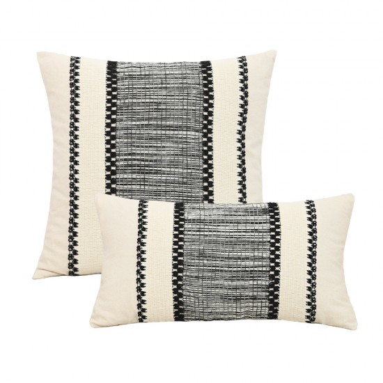 Cross-border Nordic INS ruffled floral throw pillowcases, vintage pastoral style sofa and bedroom throw pillows.