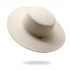 2021 autumn and winter new cross-border thickened men's and women's hat 10cm wide-brim wool felt flat-top hat