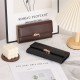 New cross-border women's wallet, long, Japanese and Korean style, fresh, solid color, PU leaf pendant, large-capacity clutch, wholesale.