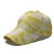 Fashionable retro tie-dye baseball caps for women, casual caps for outdoor sun protection, printed baseball caps.
