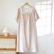 Men's summer pajamas, pure cotton double-layer gauze short-sleeved shorts, thin, solid-color, large-size home clothes set, can be worn outside Men's summer pajamas, pure cotton double-layer gauze short-sleeved shorts, thin, solid-color, large-size home clothes set, can be worn outside