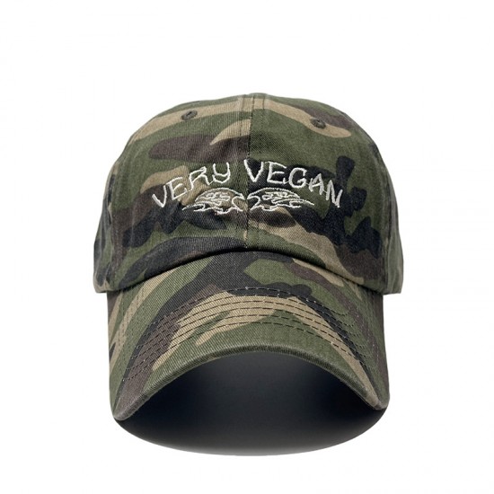 Camouflage lettered embroidered dome baseball caps for women, new Korean-style, Korean Instagram-inspired caps, wholesale.