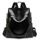 Cross-border trendy contrasting PU leather casual women's backpack, new large-capacity dual-use, fashionable travel backpack. Cross-border trendy contrasting PU leather casual women's backpack, new large-capacity dual-use, fashionable travel backpack.
